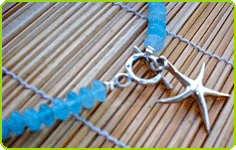 Starfish crystal bracelet