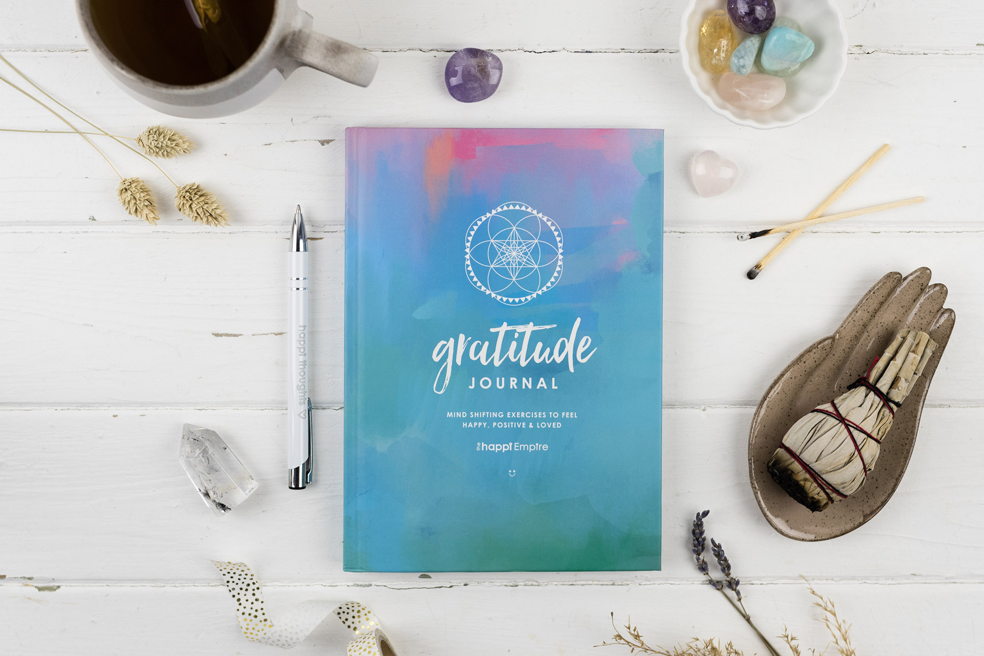 Gratitude Journal for a positive mindset - The Happi Empire